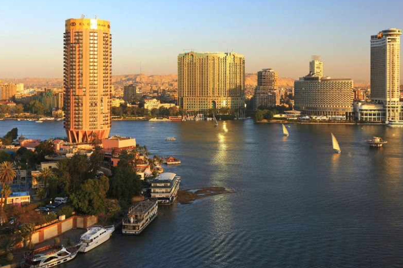 Panorama del Cairo con vista sul Nilo