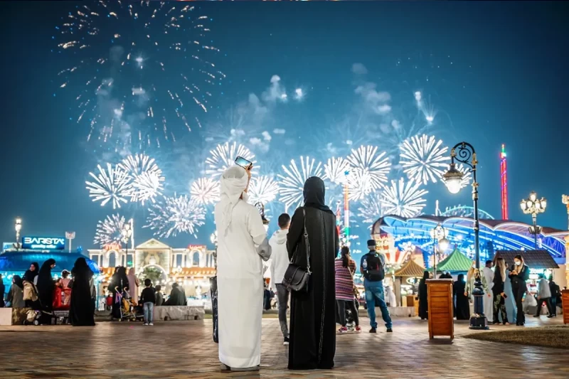 Panorama mozzafiato durante un viaggio Oman Capodanno
