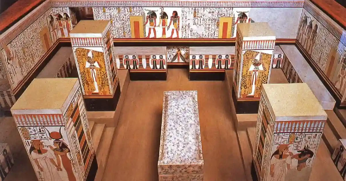 Nefertari immagini: i colori della sua tomba