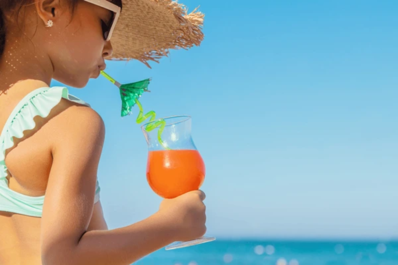 Spiaggia di Egitto con acqua cristallina