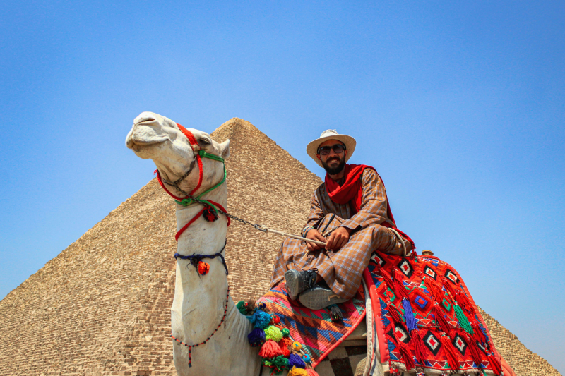 Atmosfera serena nei siti turistici principali d’Egitto