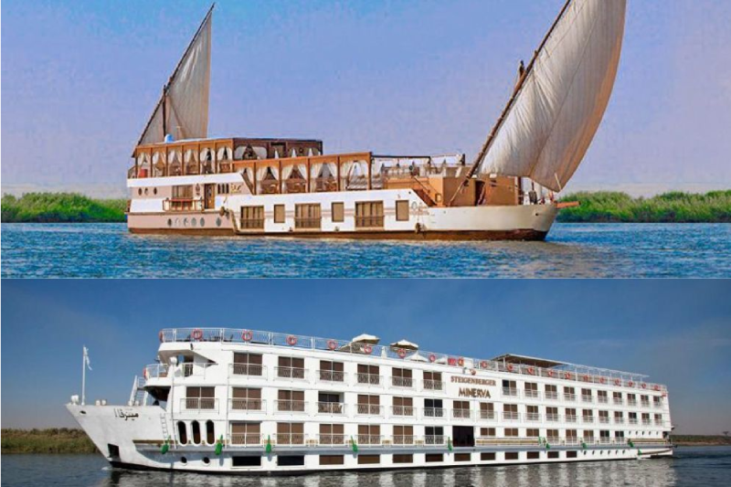 Differenze tra motonave e Dahabeya: vivi la magia del Nilo, a modo tuo