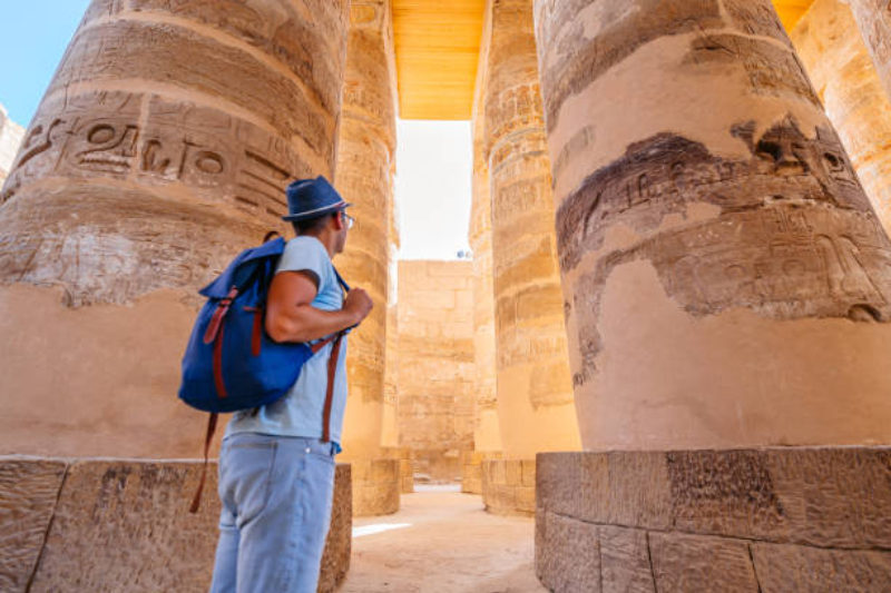 Le maestose colonne del Tempio di Luxor