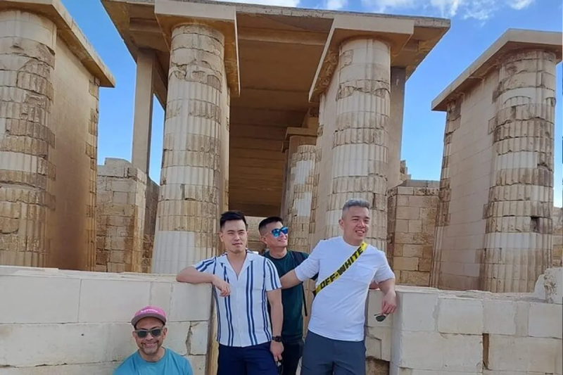 Visita a Menfi, Egitto
