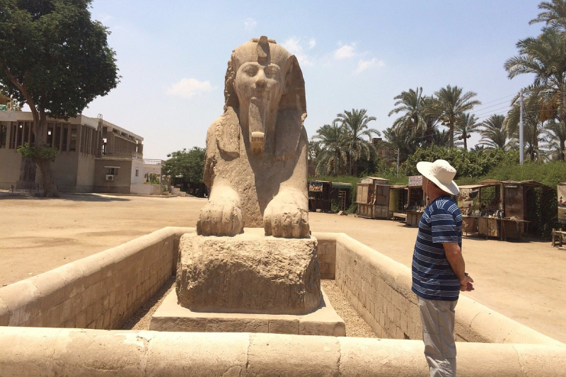 Sito archeologico di Menfi in Egitto