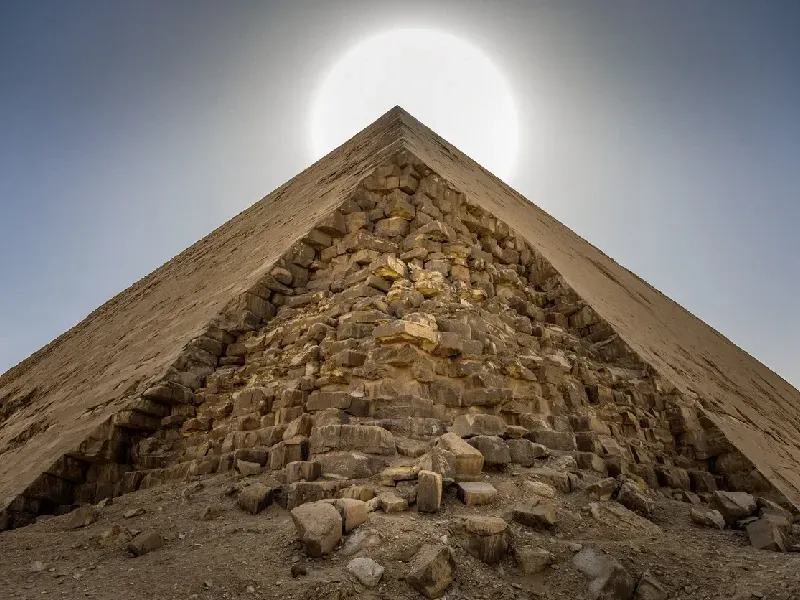 la piramide rossa prima vera piramide liscia perfetta