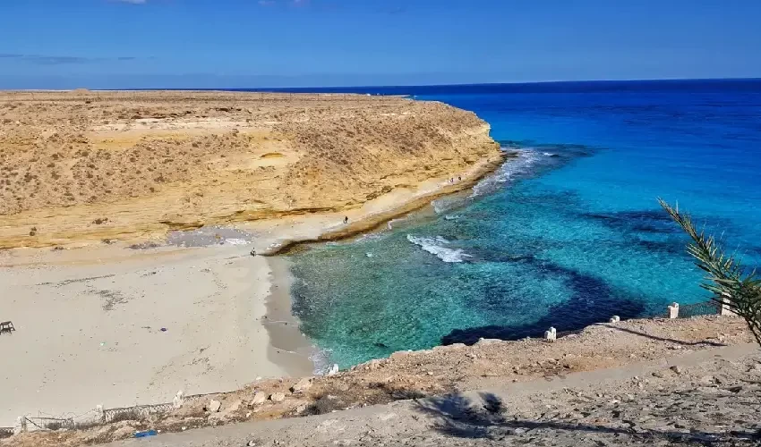 Marsa Matrouh Egitto mare caraibico e spiagge bianche