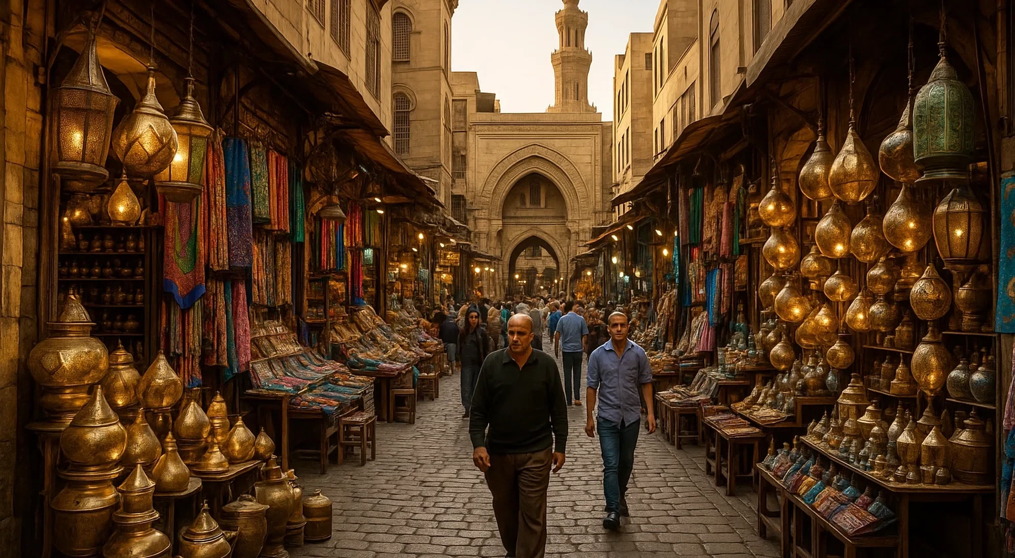 Khan El Khalili en El Cairo