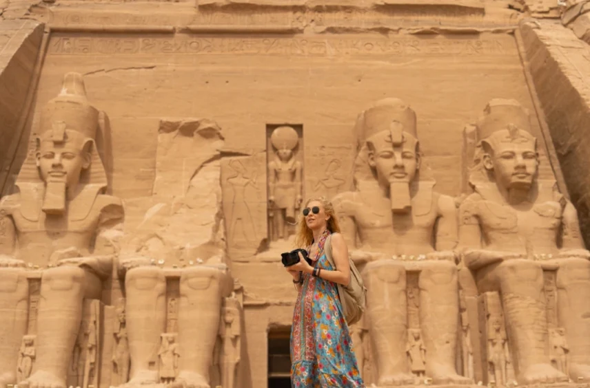 Miracolo del sole Abu Simbel nel tempio di Ramses II